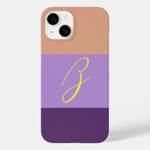 Anfänglicher Anfangsbuchstabe des eleganten Farbbl Case-Mate iPhone 14 Hülle