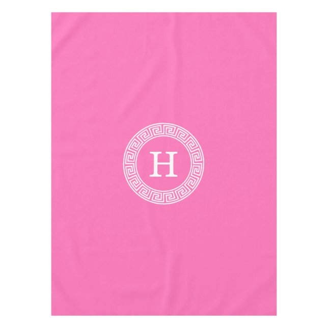 Anfängliches Monogramm für den griechischen Tasten Tischdecke (Vorderseite)