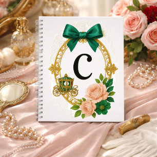 Anfangs C Brautjungfer Geschenk Regency Elegant Notizbuch