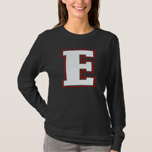 Anfangs E Monogramm E Buchstabe E Großbuchstabe Al T-Shirt