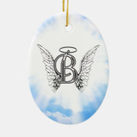 Anfangsb Alphabetbuchstabe des Monogramms mit
