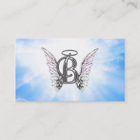 Anfangsb Alphabetbuchstabe des Monogramms mit