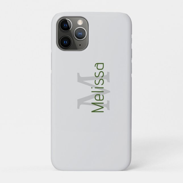 Anfangsbezeichnung für die graue, hellgraue, grüne Case-Mate iPhone hülle (Rückseite)