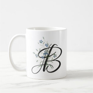 Anfangsbuchstabe B, Vintage Bluebells Kaffeetasse