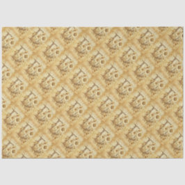 Anfangsbuchstabe D Vintager Zeichnend Anfangsbuchs Seidenpapier