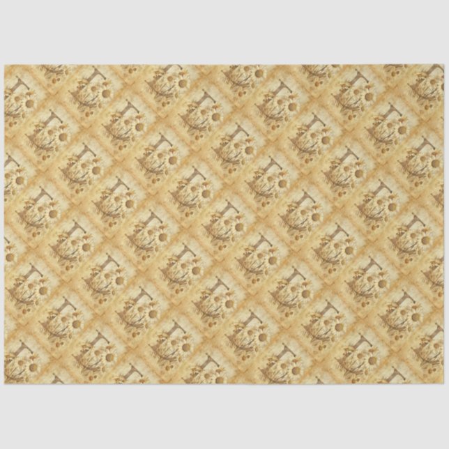 Anfangsbuchstabe D Vintager Zeichnend Anfangsbuchs Seidenpapier (Vorderseite)