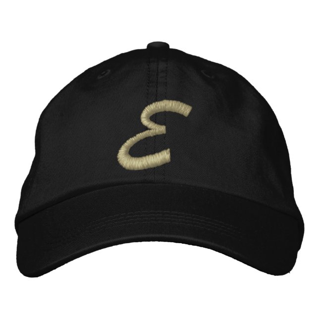 Anfangsbuchstabe E der Sticky Monogram Bestickte Kappe (Vorderseite)