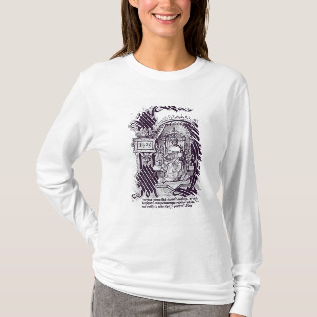 Anfangsbuchstabe einer Charter T-Shirt (Vorderseite)