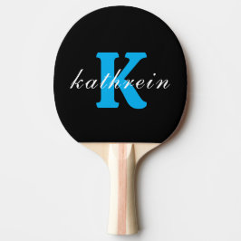 Anfangsbuchstabe K Einfache Monogramm Moderner Sti Tischtennis Schläger