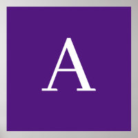 Anfangsbuchstabe Monogramm moderner Stil Lila