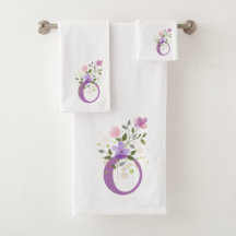 Anfangsbuchstabe O Plus Set für die Blumenmuster B