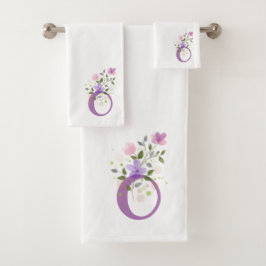 Anfangsbuchstabe O Plus Set für die Blumenmuster B