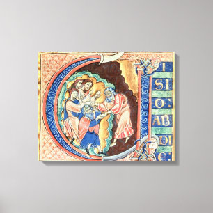 Anfangsbuchstabe "V" Visio Abdie Leinwanddruck