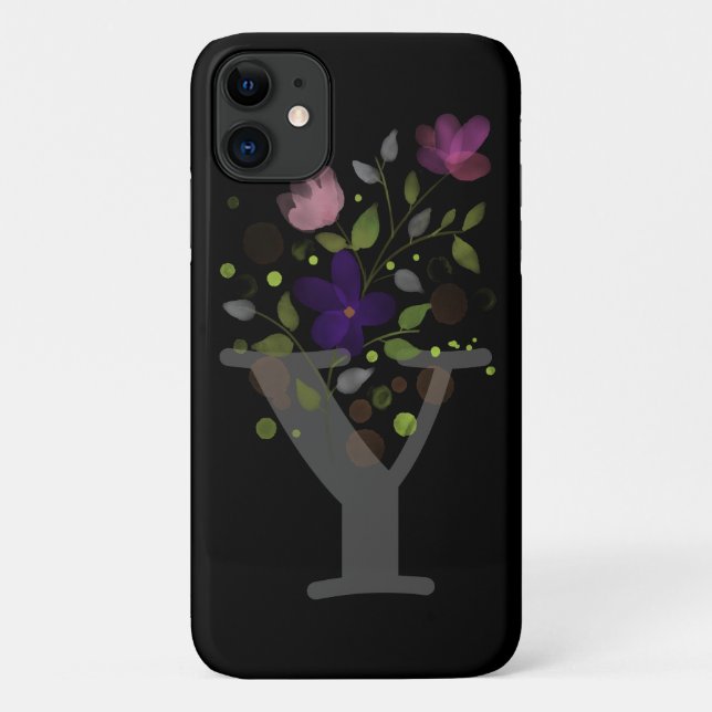 Anfangsbuchstabe Y Plus Blumendesign Case-Mate iPhone Hülle (Rückseite)
