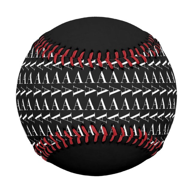 Anfangsbuchstaben A Baseball (Vorderseite)