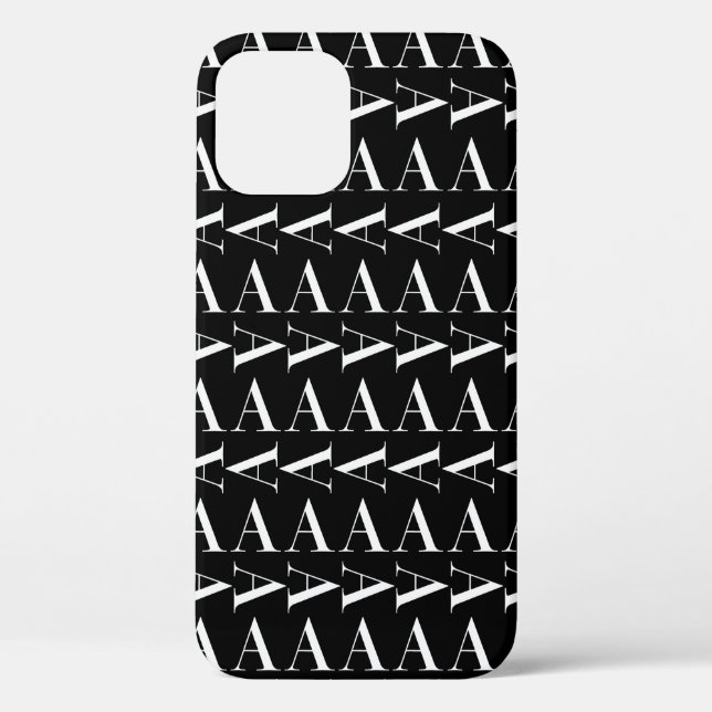Anfangsbuchstaben A Case-Mate iPhone Hülle (Rückseite)