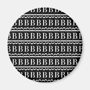 Anfangsbuchstaben B Magnet