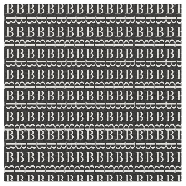 Anfangsbuchstaben B Stoff (Nahaufnahme)