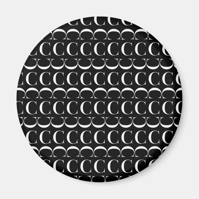 Anfangsbuchstaben C Magnet (Vorne)