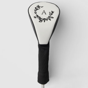 Anfangsbuchstaben der neutralen Creme des botanisc Golf Headcover