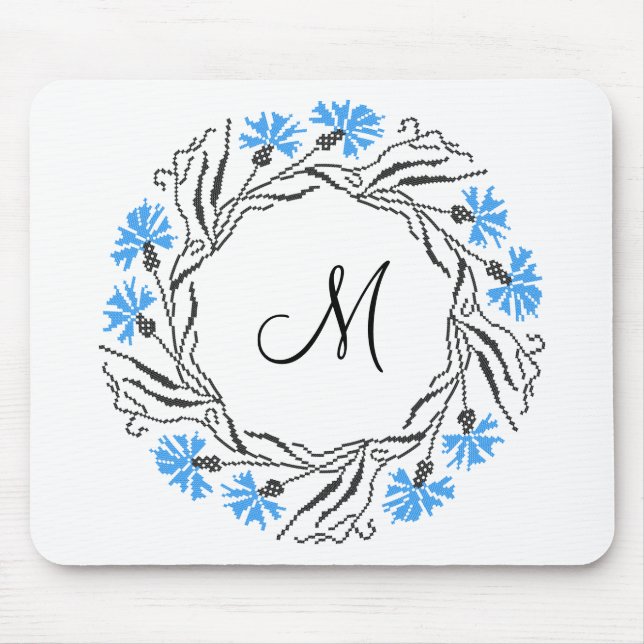 Anfangsbuchstaben des Kreissymbols Mousepad (Vorne)