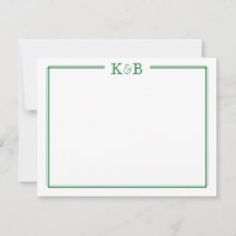 Anfangsbuchstaben des Paares Monogramm Frischvermä