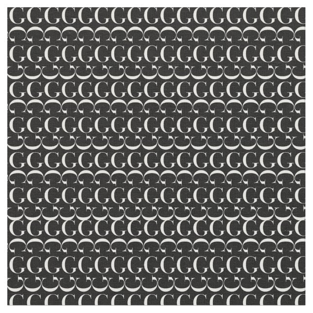 Anfangsbuchstaben G Stoff (Nahaufnahme)