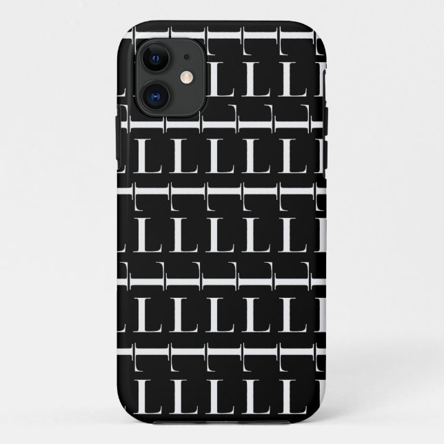 Anfangsbuchstaben L Case-Mate iPhone Hülle (Rückseite)