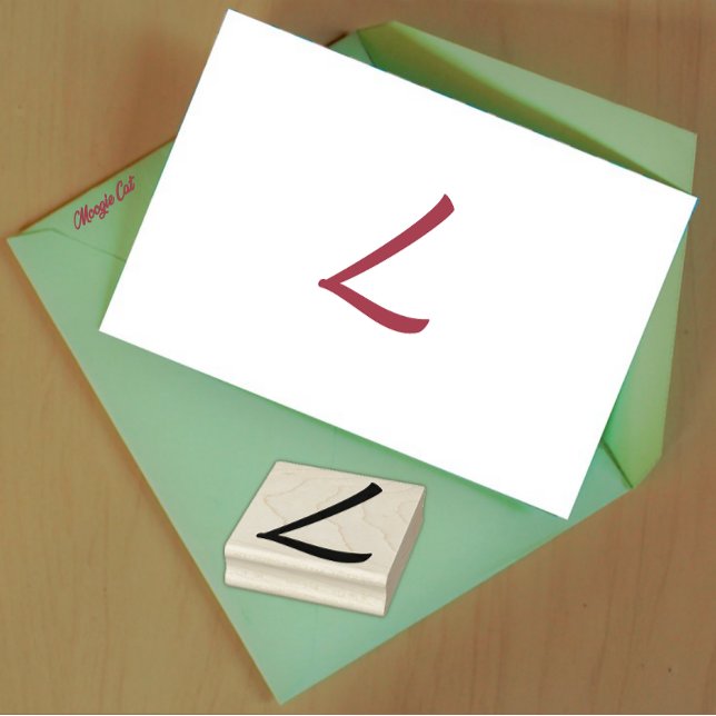 Anfangsbuchstaben L Gummistempel (Von Creator hochgeladen)