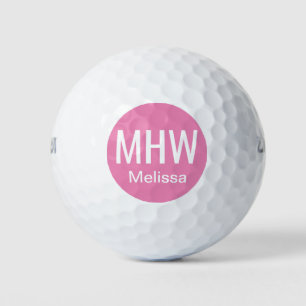 Anfangsbuchstaben Name Rosa Golfbälle