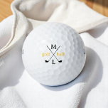 Anfangsbuchstaben: personalisiert golfball<br><div class="desc">Ein Logo-Design des Golfclubs mit individuellen Initialen</div>