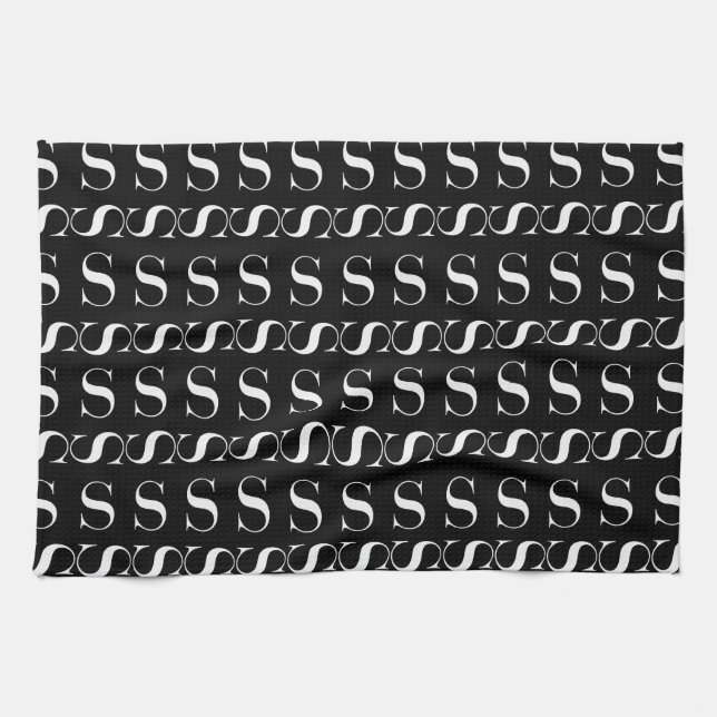 Anfangsbuchstaben S Küchentuch (Horizontal)