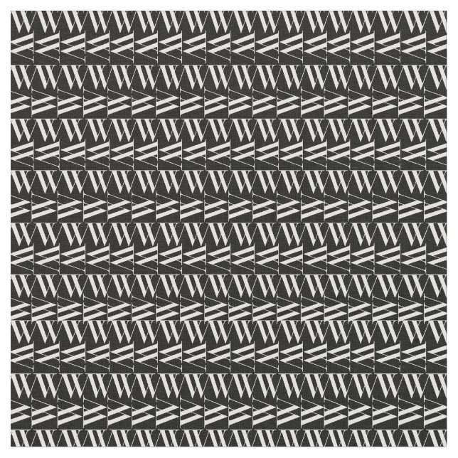 Anfangsbuchstaben W Stoff (Nahaufnahme)