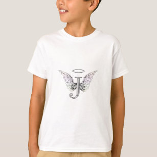 Anfangsmonogramm des Buchstabe-J mit T-Shirt
