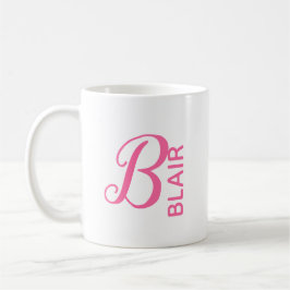 Anfangsmonogramm Kaffeetasse