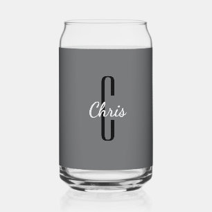 Anfangsname   Charcoal Gray Beverage Dosenglas