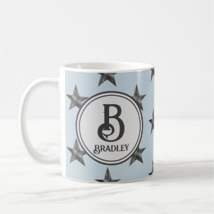 Anfangsname der Star Monogram-Familie Kaffeetasse