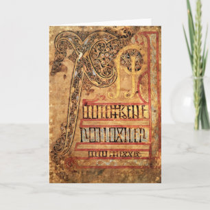 Anfangsseite von den Lichfield Evangelien, c.720