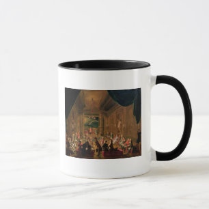 Anfangszeremonie in einem Wiener Freimaurer Tasse