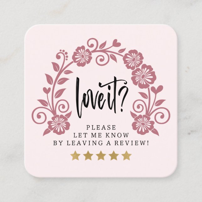 Anforderungslogo Quadratische Visitenkarte (Vorderseite)