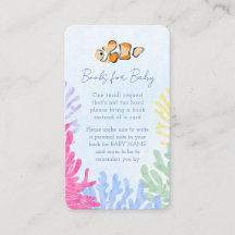 Anfrage für das Baby-Shower-Buch von Seefischen