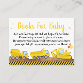 Anfrage für den Bau eines Lkw Boy Baby Showbuches Begleitkarte