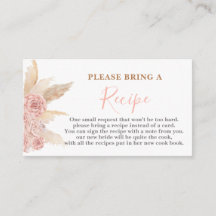 Anfrage zur Pampas Grass PinkBridal-Dusche