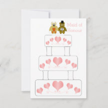 Anfrage zur Trauzeugin des Hochzeitstortendesigns