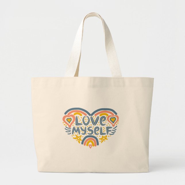 Anführungsbeutel Jumbo Stoffbeutel (Vorne)