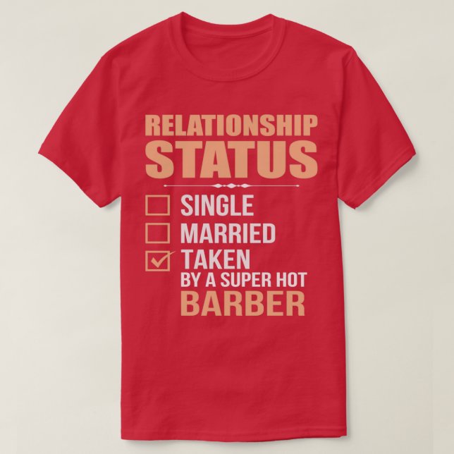 Anführungsstatus Barber-Zitat T-Shirt (Design vorne)