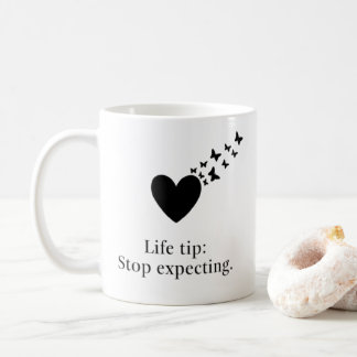 Anführungszeichen anhalten kaffeetasse