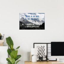 Anführungszeichen für coole und inspirierende Berg