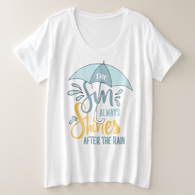 Anführungszeichen für Sonnenkurse Große Größe T-Shirt (Design vorne)