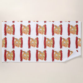 Anführungszeichen Strandtuch